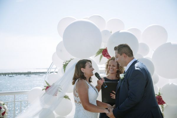 Royal Melbourne Yacht Squadron wedding, Joanna and Sam, frame 140