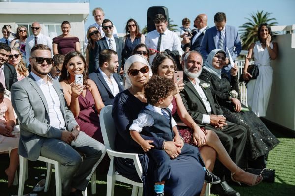 Joanna and Sam's wedding day in St Kilda, frame 145