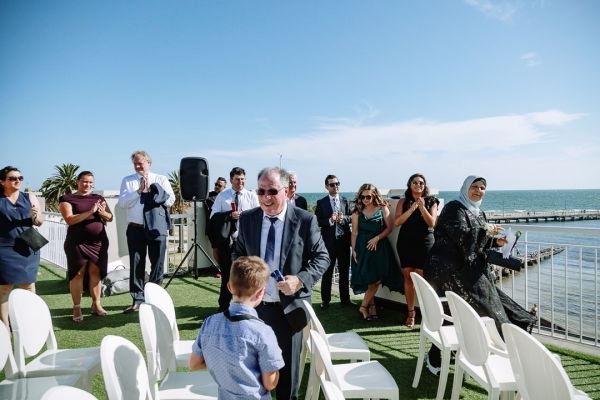 Royal Melbourne Yacht Squadron wedding, Joanna and Sam, frame 167