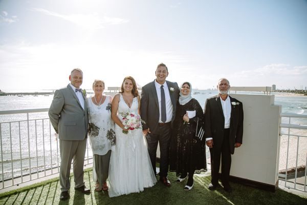 Joanna and Sam's wedding day in St Kilda, frame 181