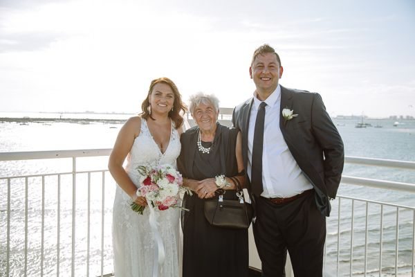 Joanna and Sam's wedding day in St Kilda, frame 187