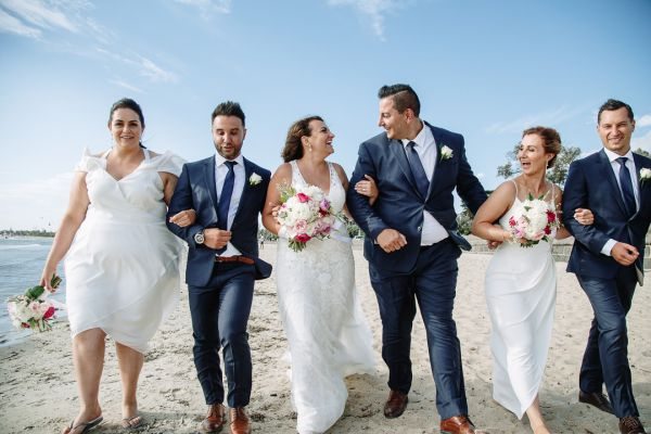 Royal Melbourne Yacht Squadron wedding, Joanna and Sam, frame 209