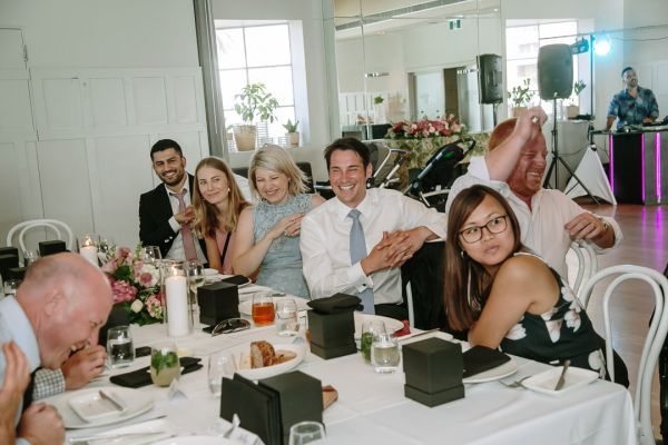 Royal Melbourne Yacht Squadron wedding, Joanna and Sam, frame 284