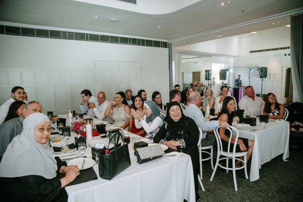 Royal Melbourne Yacht Squadron wedding, Joanna and Sam, frame 314