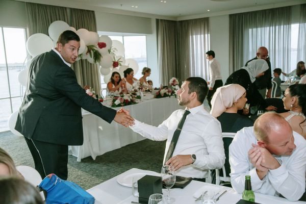 Royal Melbourne Yacht Squadron wedding, Joanna and Sam, frame 329