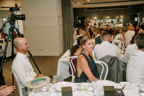Joanna and Sam's wedding day in St Kilda, frame 364