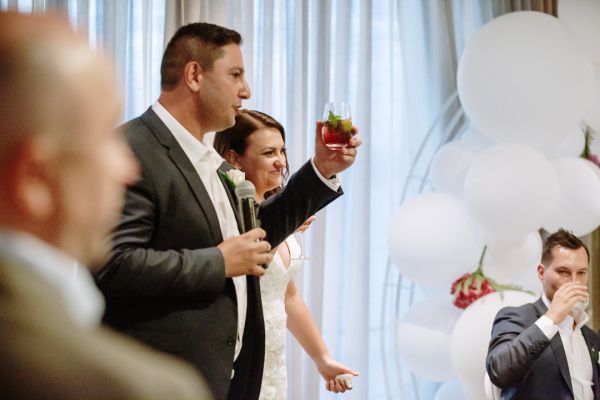 Joanna and Sam's wedding day in St Kilda, frame 376