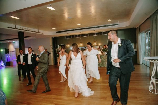 Joanna and Sam's wedding day in St Kilda, frame 379