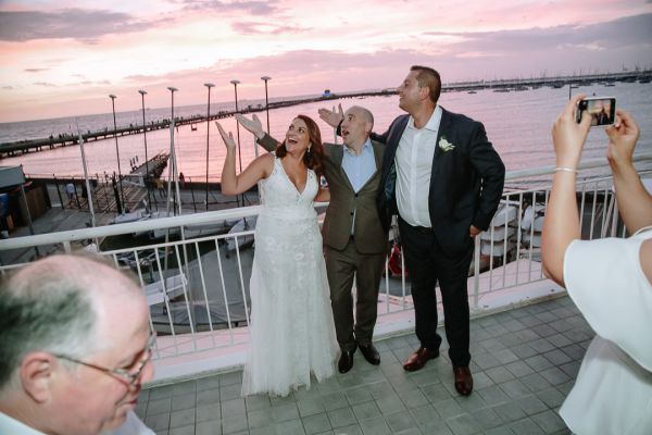 Royal Melbourne Yacht Squadron wedding, Joanna and Sam, frame 404