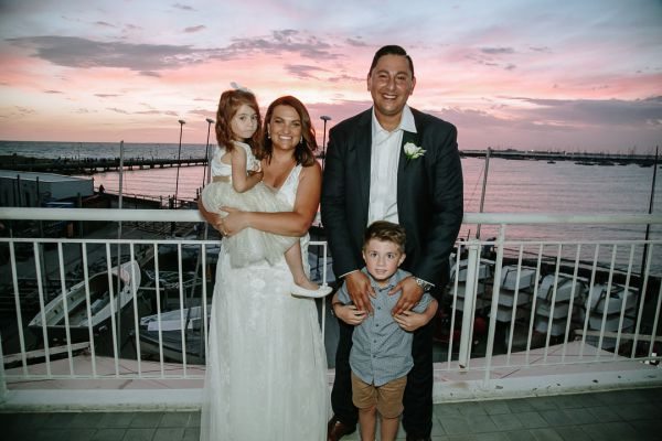 Joanna and Sam's wedding day in St Kilda, frame 406