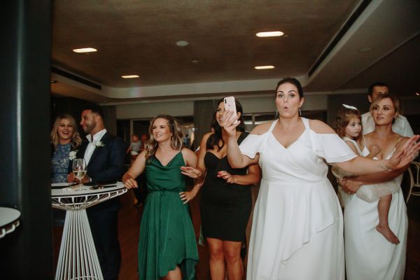 Joanna and Sam's wedding day in St Kilda, frame 418