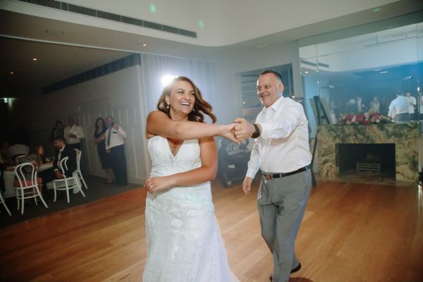 Joanna and Sam's wedding day in St Kilda, frame 421