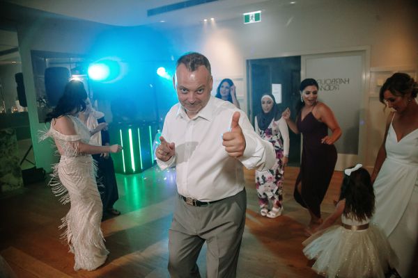 Joanna and Sam's wedding day in St Kilda, frame 439