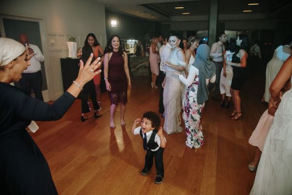 Joanna and Sam's wedding day in St Kilda, frame 442