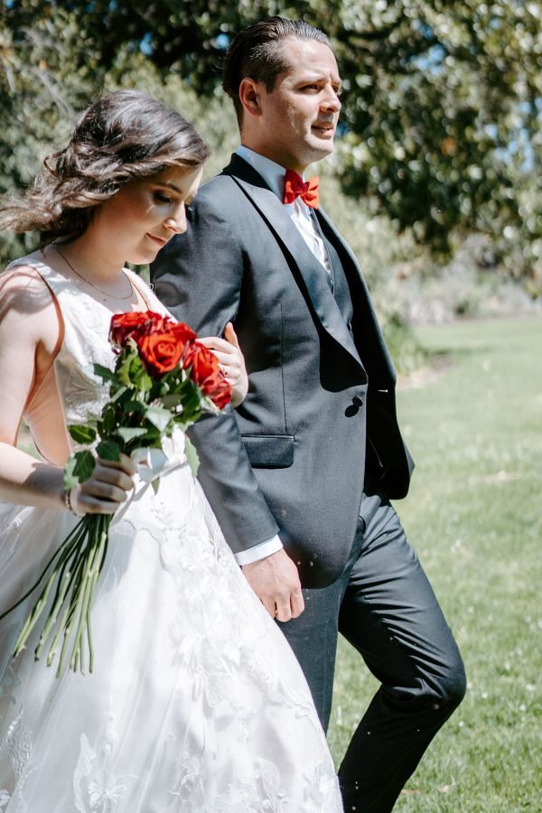 Royal Botanic Gardens Melbourne wedding, Stephanie and Nicholas, frame 005
