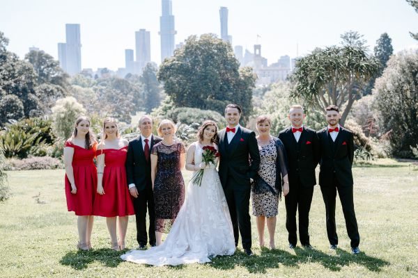 Wedding photograph 009 from Stephanie and Nicholas' day at Royal Botanic Gardens Melbourne