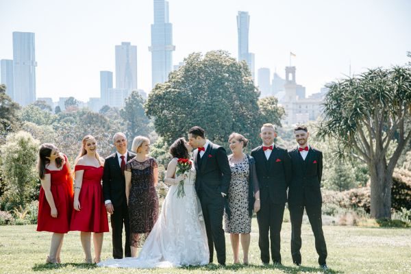 Stephanie and Nicholas' wedding day in Melbourne, frame 010