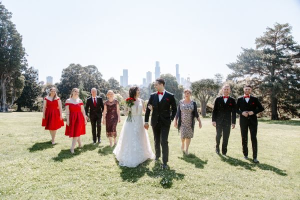 Stephanie and Nicholas' wedding day in Melbourne, frame 013