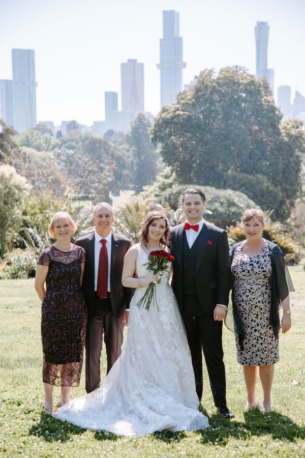 Wedding photograph 015 from Stephanie and Nicholas' day at Royal Botanic Gardens Melbourne