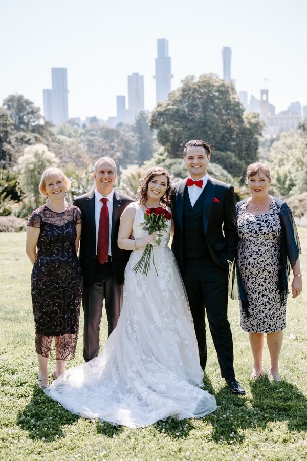 Wedding photograph 018 from Stephanie and Nicholas' day at Royal Botanic Gardens Melbourne