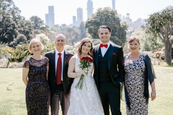 Stephanie and Nicholas' wedding day in Melbourne, frame 019