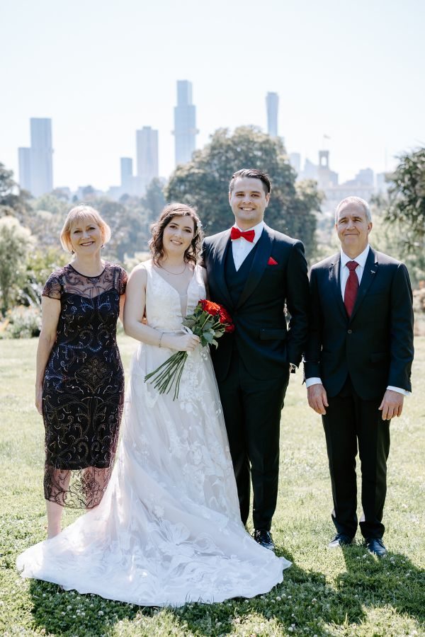 Wedding photograph 021 from Stephanie and Nicholas' day at Royal Botanic Gardens Melbourne