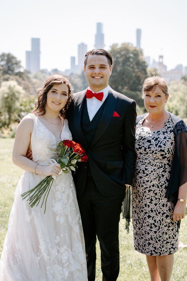 Wedding photograph 027 from Stephanie and Nicholas' day at Royal Botanic Gardens Melbourne