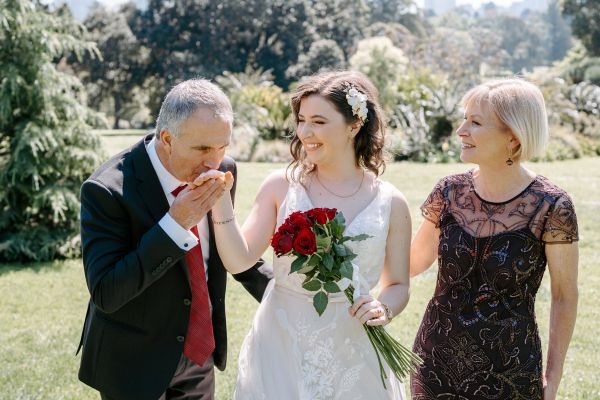 Wedding photograph 033 from Stephanie and Nicholas' day at Royal Botanic Gardens Melbourne