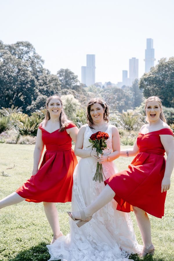 Stephanie and Nicholas' wedding day in Melbourne, frame 049