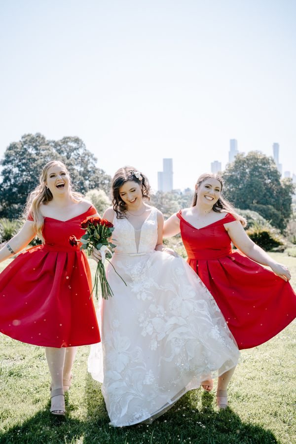 Stephanie and Nicholas' wedding day in Melbourne, frame 061