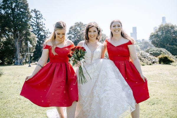 Wedding photograph 063 from Stephanie and Nicholas' day at Royal Botanic Gardens Melbourne