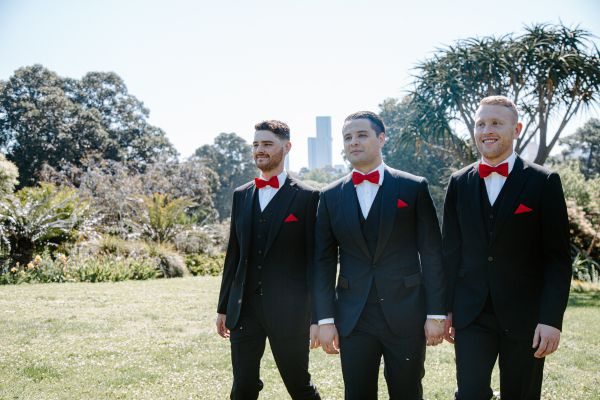 Wedding photograph 081 from Stephanie and Nicholas' day at Royal Botanic Gardens Melbourne