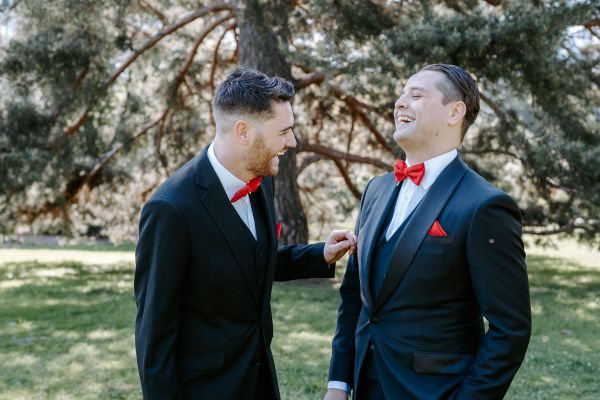 Stephanie and Nicholas' wedding day in Melbourne, frame 085