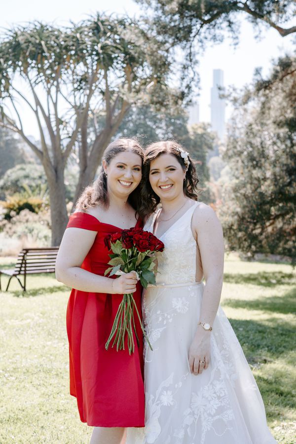 Stephanie and Nicholas' wedding day in Melbourne, frame 121