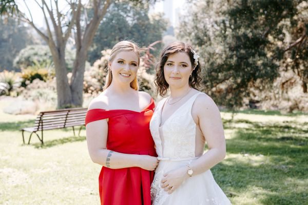 Stephanie and Nicholas' wedding day in Melbourne, frame 127