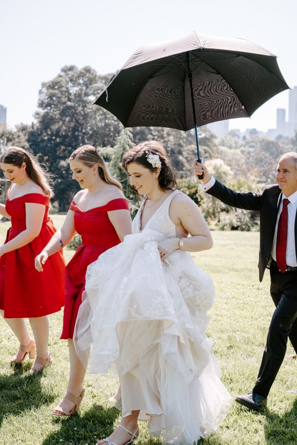 Stephanie and Nicholas' wedding day in Melbourne, frame 133