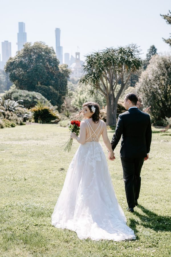 Royal Botanic Gardens Melbourne wedding, Stephanie and Nicholas, frame 134