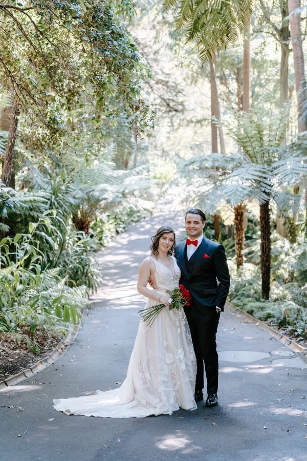 Stephanie and Nicholas' wedding day in Melbourne, frame 142