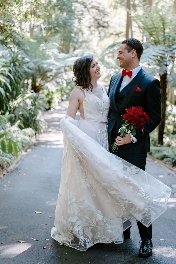 Royal Botanic Gardens Melbourne wedding, Stephanie and Nicholas, frame 146