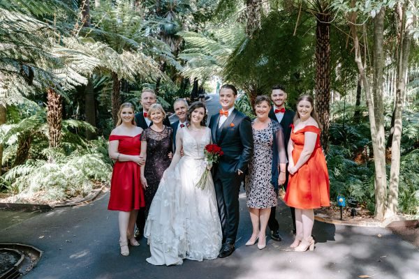 Stephanie and Nicholas' wedding day in Melbourne, frame 154