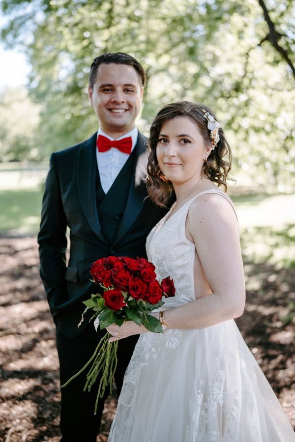 Stephanie and Nicholas' wedding day in Melbourne, frame 163