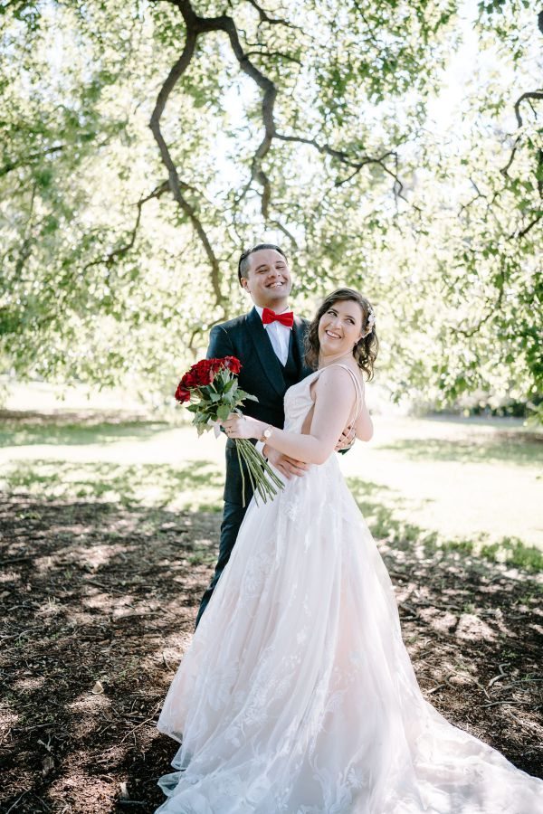Stephanie and Nicholas' wedding day in Melbourne, frame 193