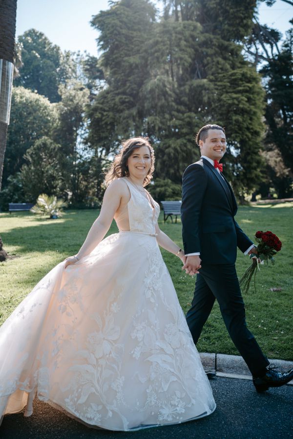 Royal Botanic Gardens Melbourne wedding, Stephanie and Nicholas, frame 227