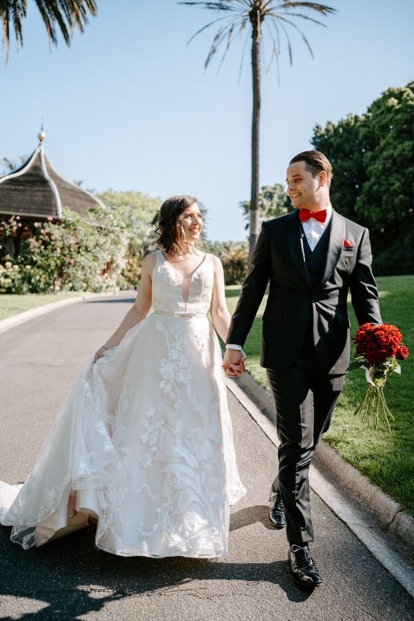 Royal Botanic Gardens Melbourne wedding, Stephanie and Nicholas, frame 230