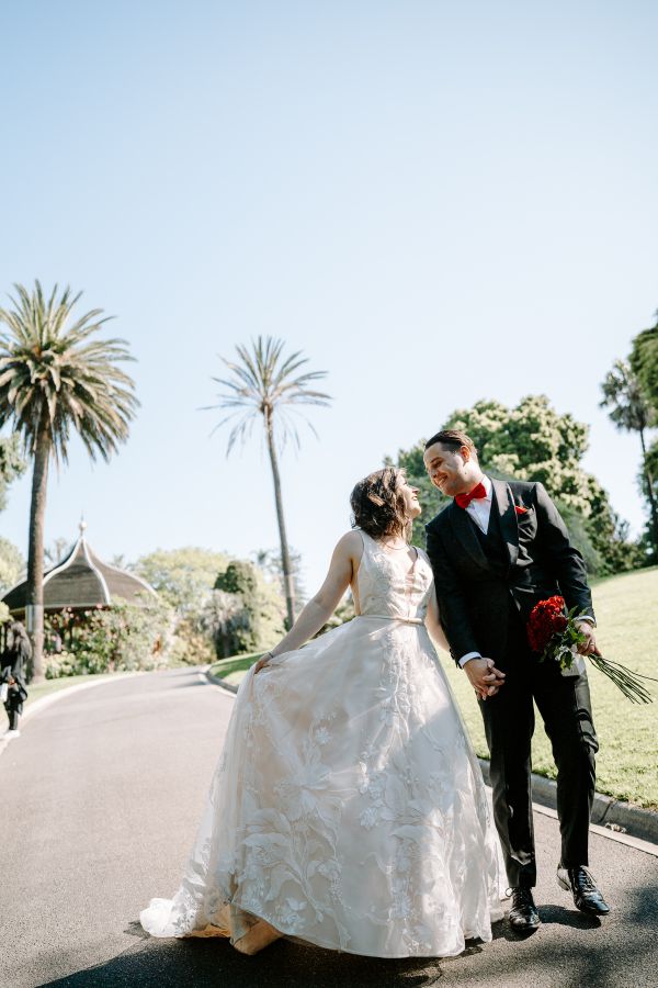 Stephanie and Nicholas' wedding day in Melbourne, frame 235