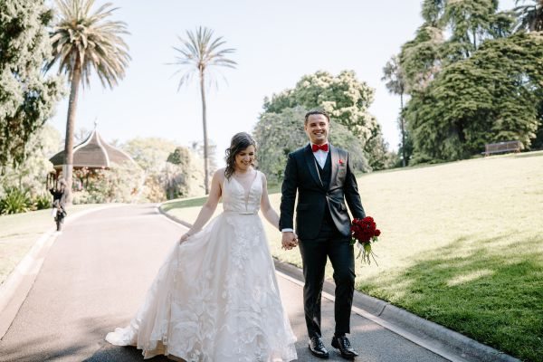 Royal Botanic Gardens Melbourne wedding, Stephanie and Nicholas, frame 236
