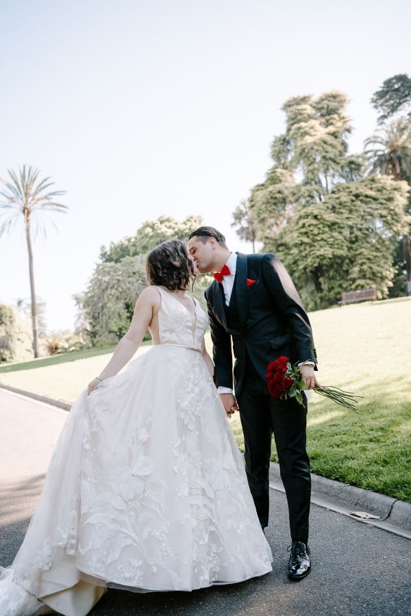 Stephanie and Nicholas' wedding day in Melbourne, frame 238
