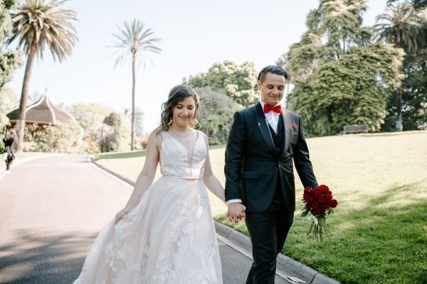 Royal Botanic Gardens Melbourne wedding, Stephanie and Nicholas, frame 239