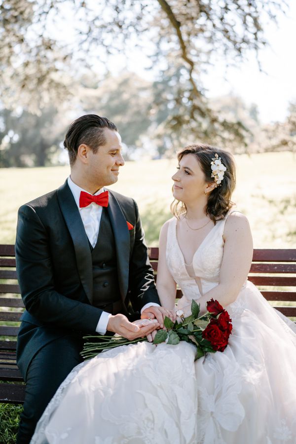 Royal Botanic Gardens Melbourne wedding, Stephanie and Nicholas, frame 245