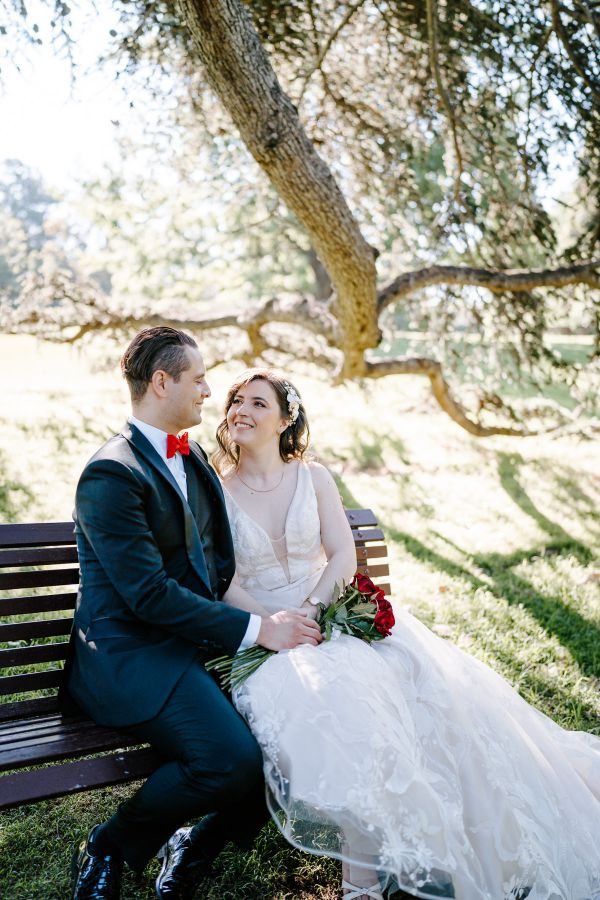 Stephanie and Nicholas' wedding day in Melbourne, frame 253